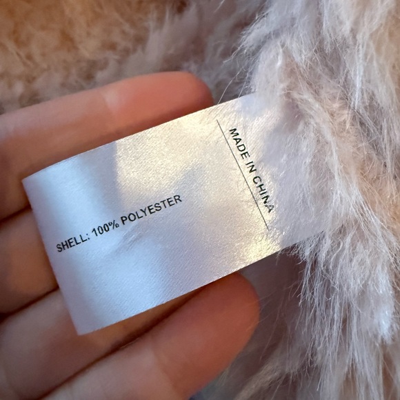 Cider Pink Faux Fur Trim Jacket - Picture 8 of 10